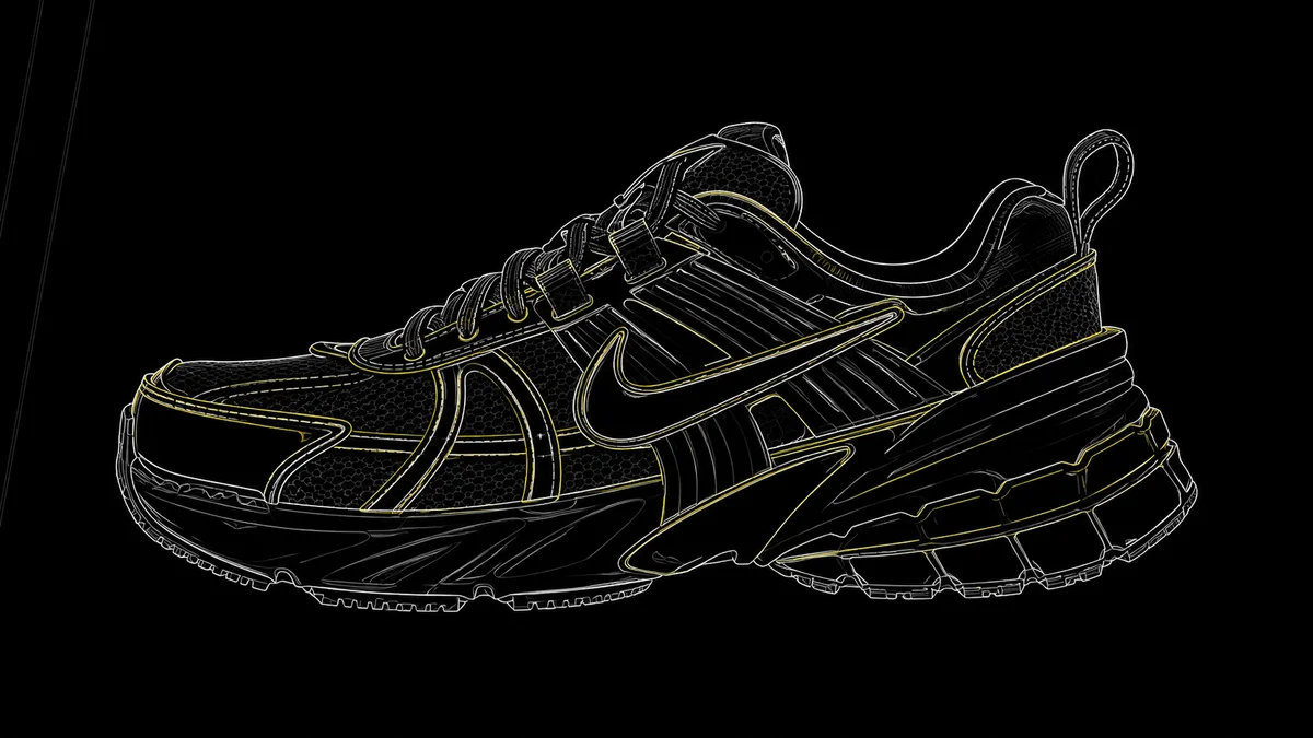 Кроссовки Nike V2K RUN BLACK из Китая